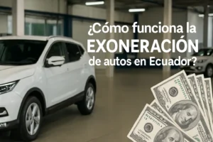 exoneración de autos en concesionarios de Ecuador