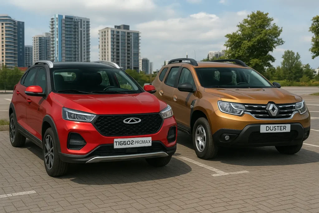 chery tiggo 2 pro max vs renault duster