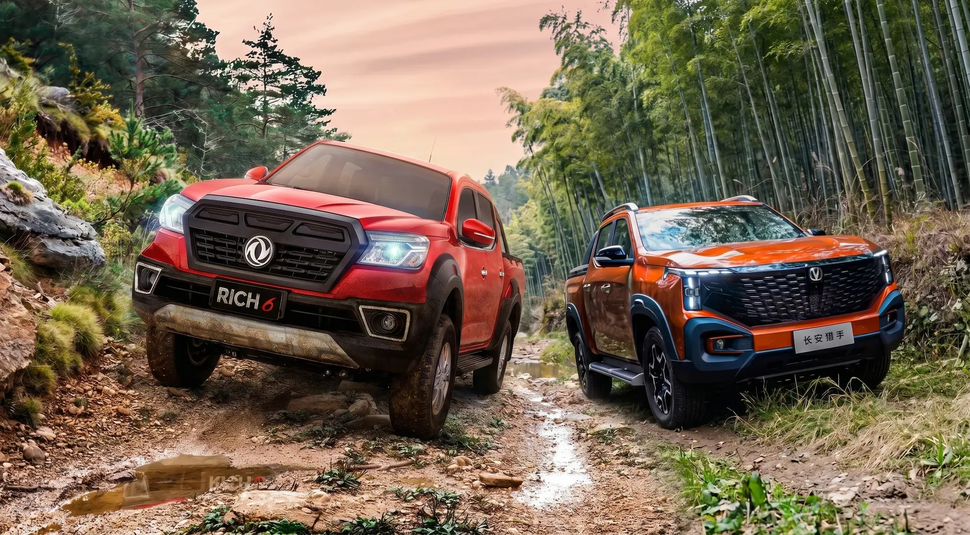 Comparativa entre DongFeng Rich 6 y Changan Hunter Plus