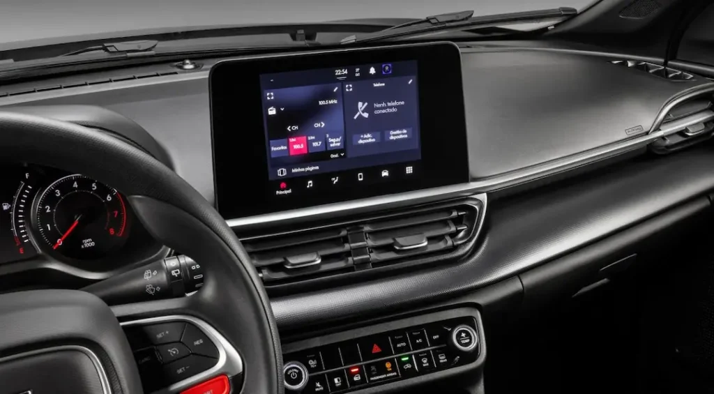 Interior del Fiat Pulse