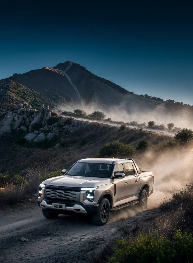 DongFeng Z9 PHEV en uso durante conducción