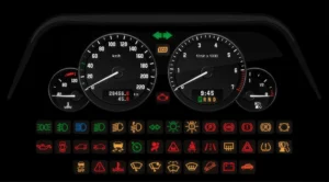 Luces del tablero del auto y su significado