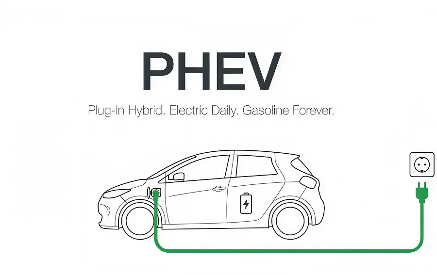 PHEV híbrido enchufable con propulsión eléctrica