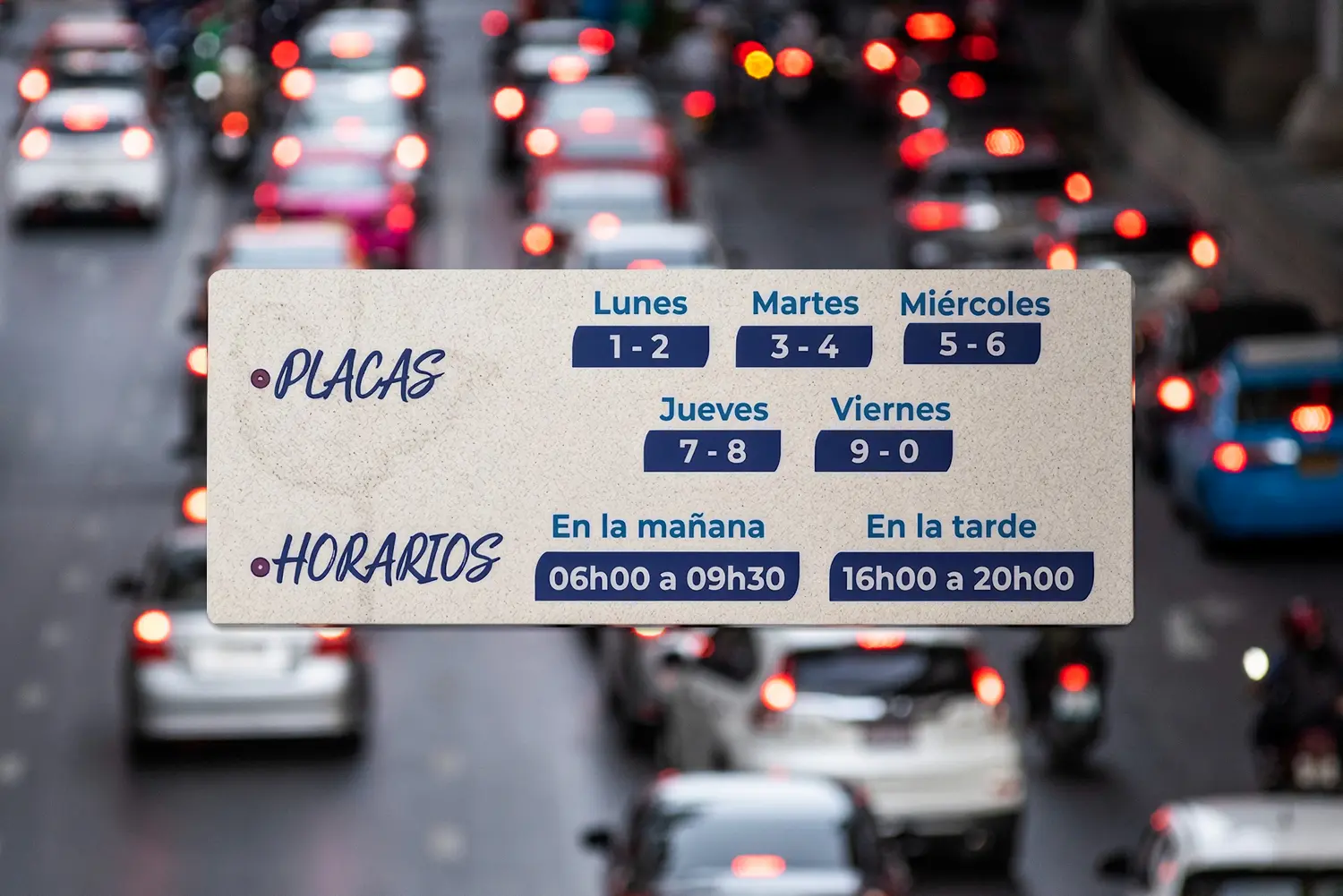 Pico y placa para vehículos eléctricos e híbridos