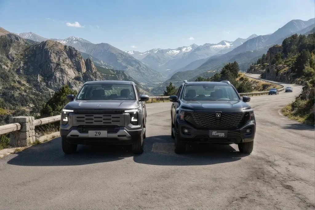 Comparación entre Z9 PHEV y Hunter REEV