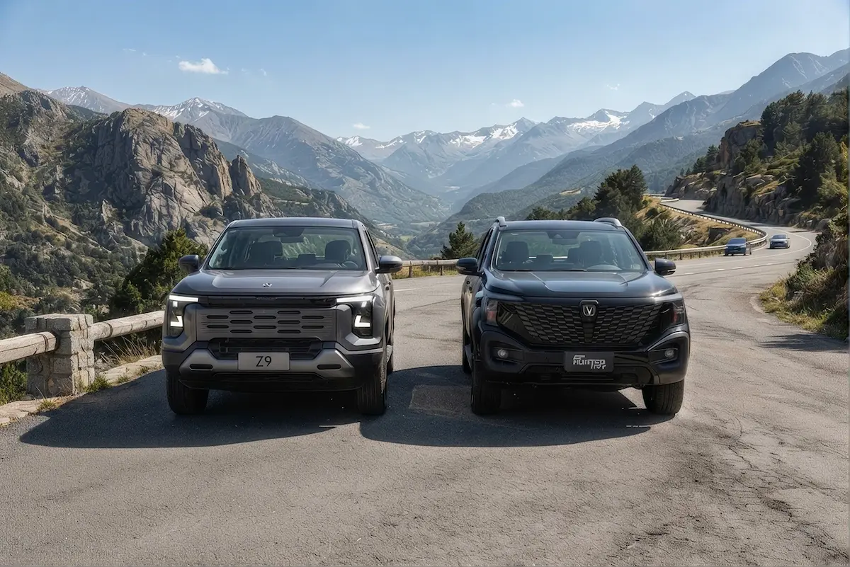 Comparación entre Z9 PHEV y Hunter REEV